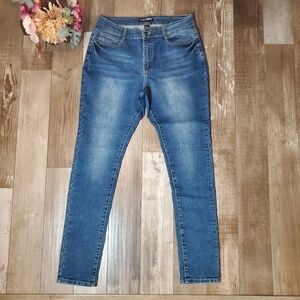 Fashion Nova Stretchy Blue Skinny Jeans Size 15/16 NWOT